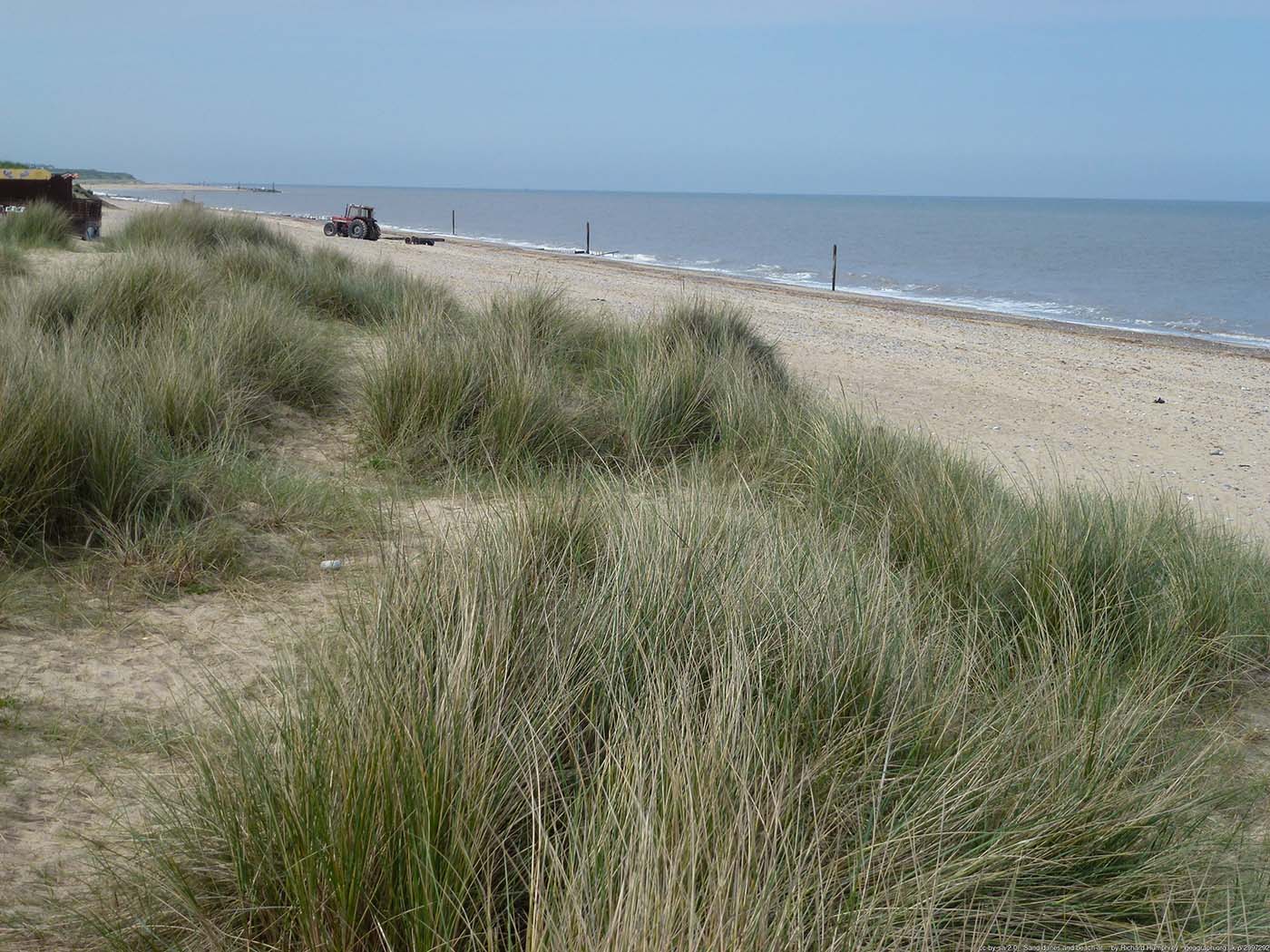 caister on sea beach