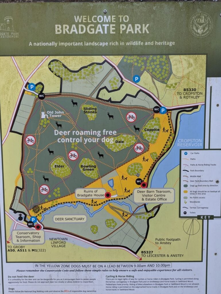 Bradgate Park Map