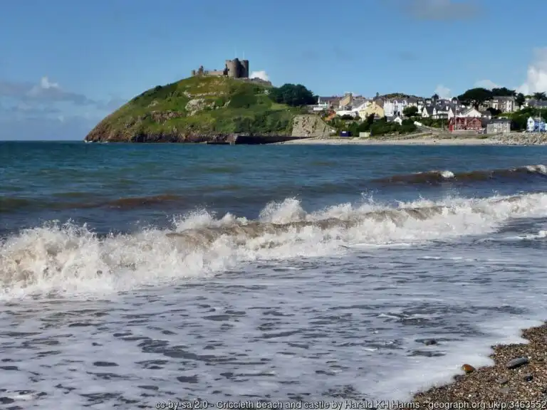 Criccieth Beach, Llyn Peninsula, Gwynedd