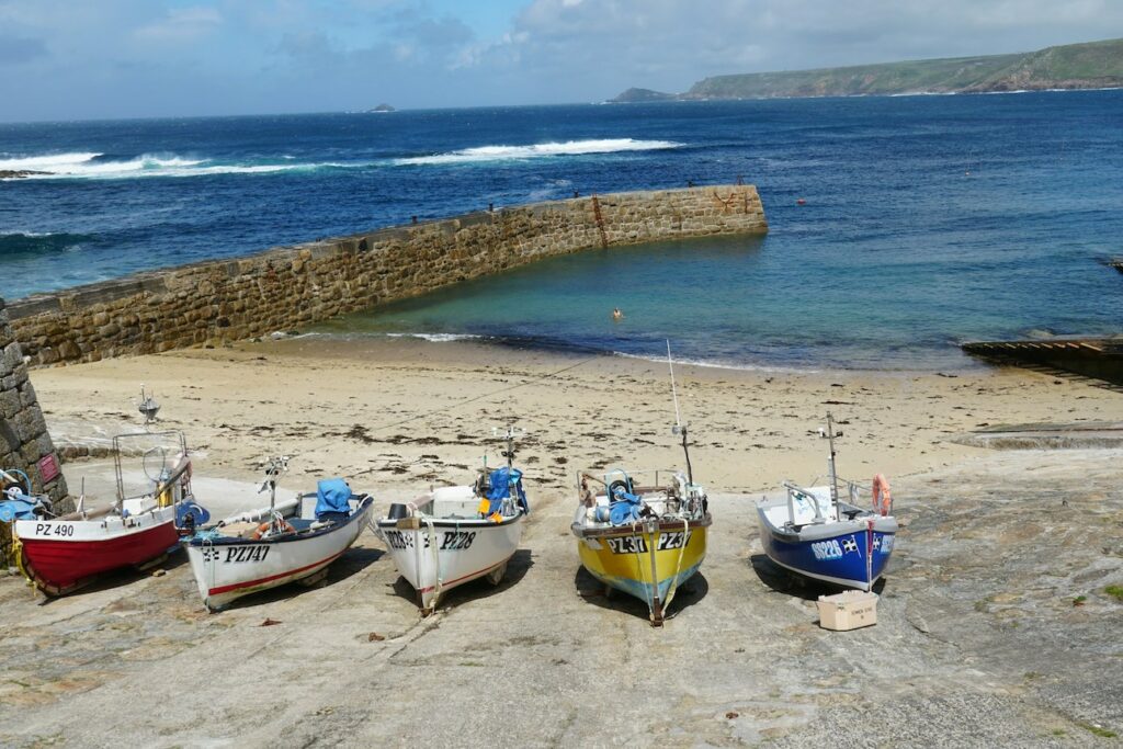 Boats at Sennen Cove 1024x683