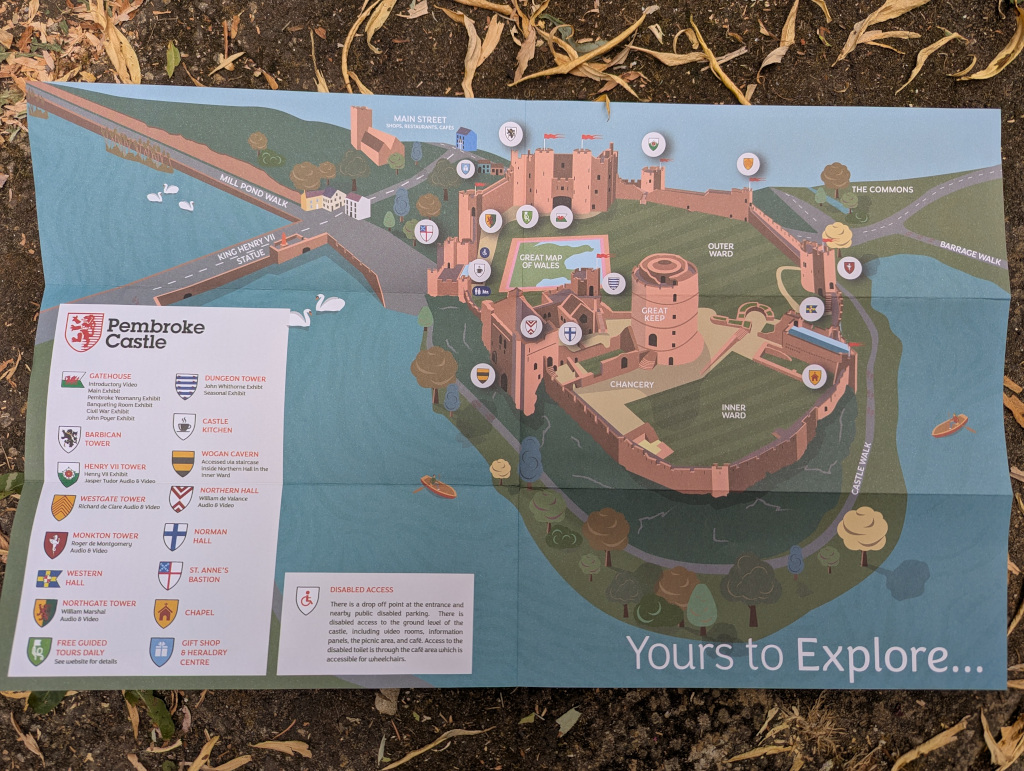 Pembroke Castle Visitor Map