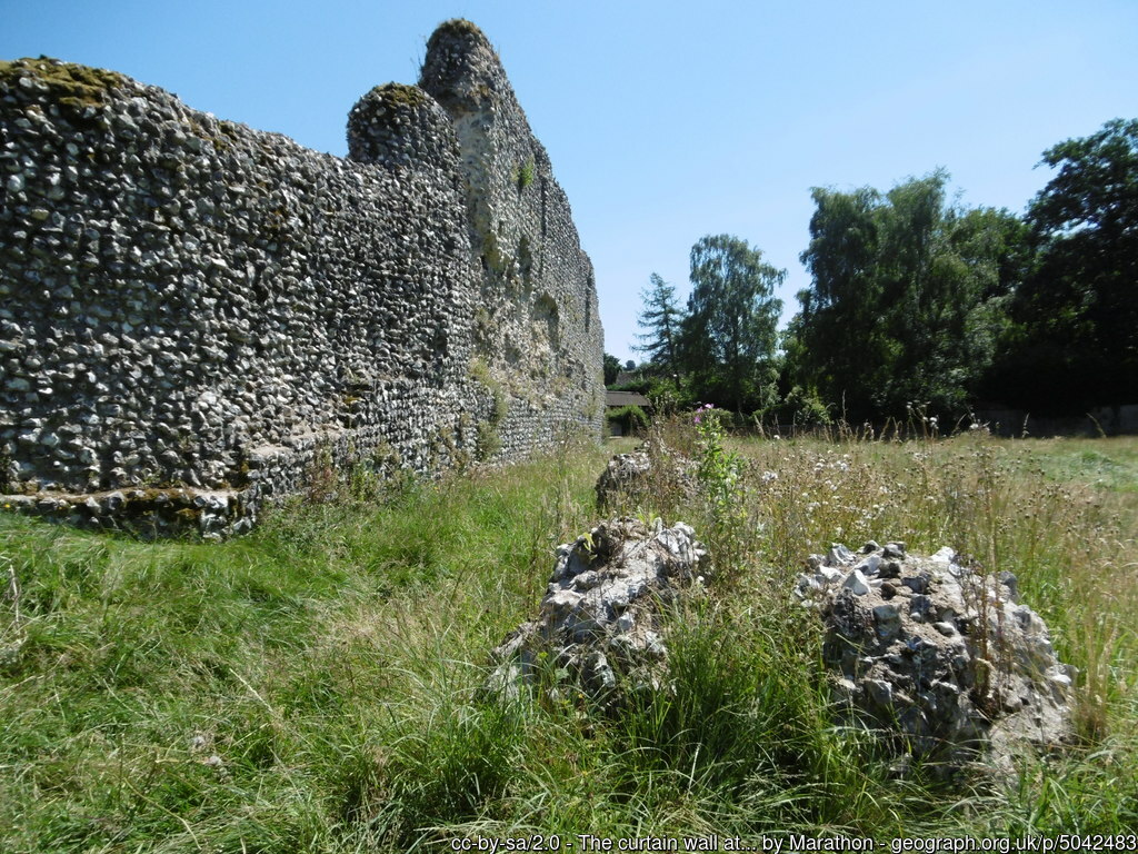 Eynsford Castle Curtain Wall