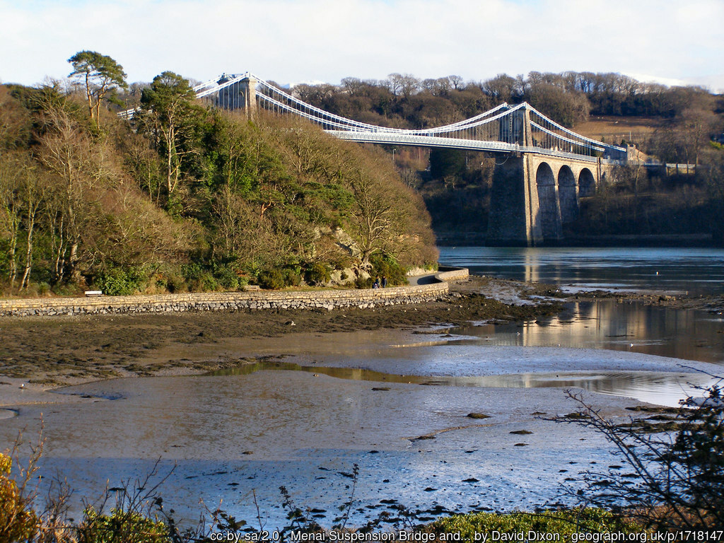 Belgian Promenade & Menai Suspension Bridge