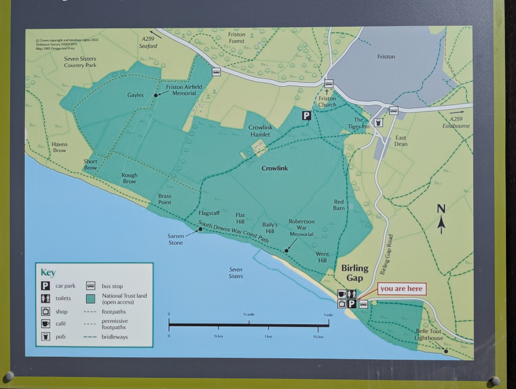 Birling Gap Information Board