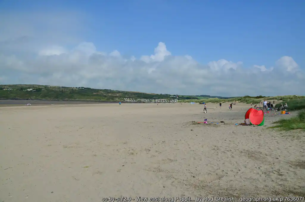Poppit Sands Beach