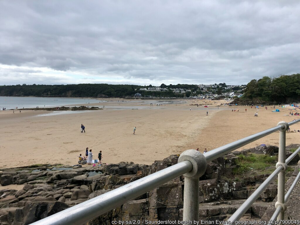 Saundersfoot Beach