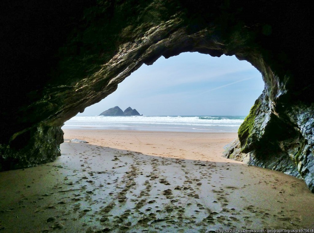 Holywell Bay Rocks