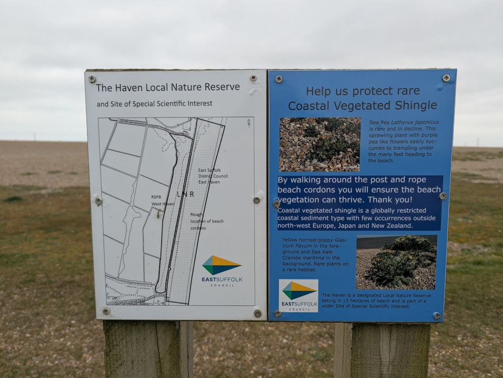Haven Local Nature Reserve Sign