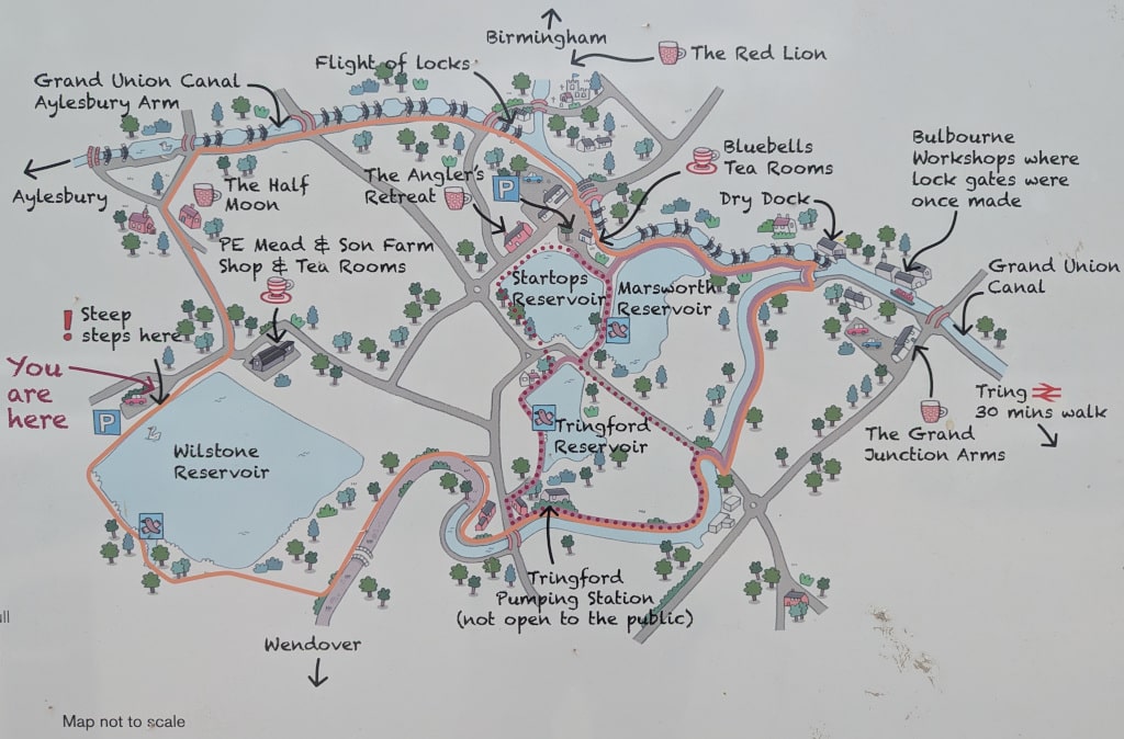 Tring Reservoir Map