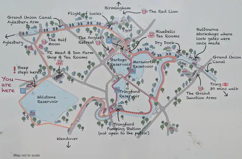 Tring Reservoir Map