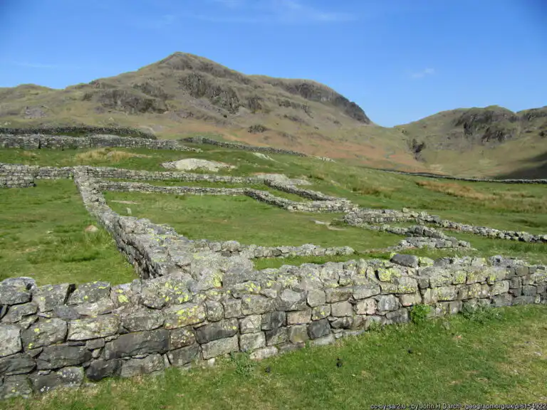 Hardknott Roman Fort, Esk Valley, The Lake District, Cumbria