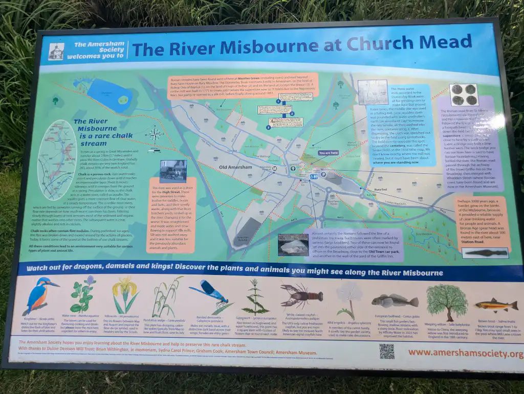 River Misbourne Info Board