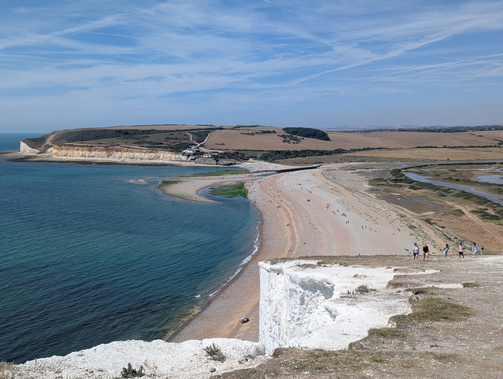 Cuckmere Haven Beach from The Seven Sisters