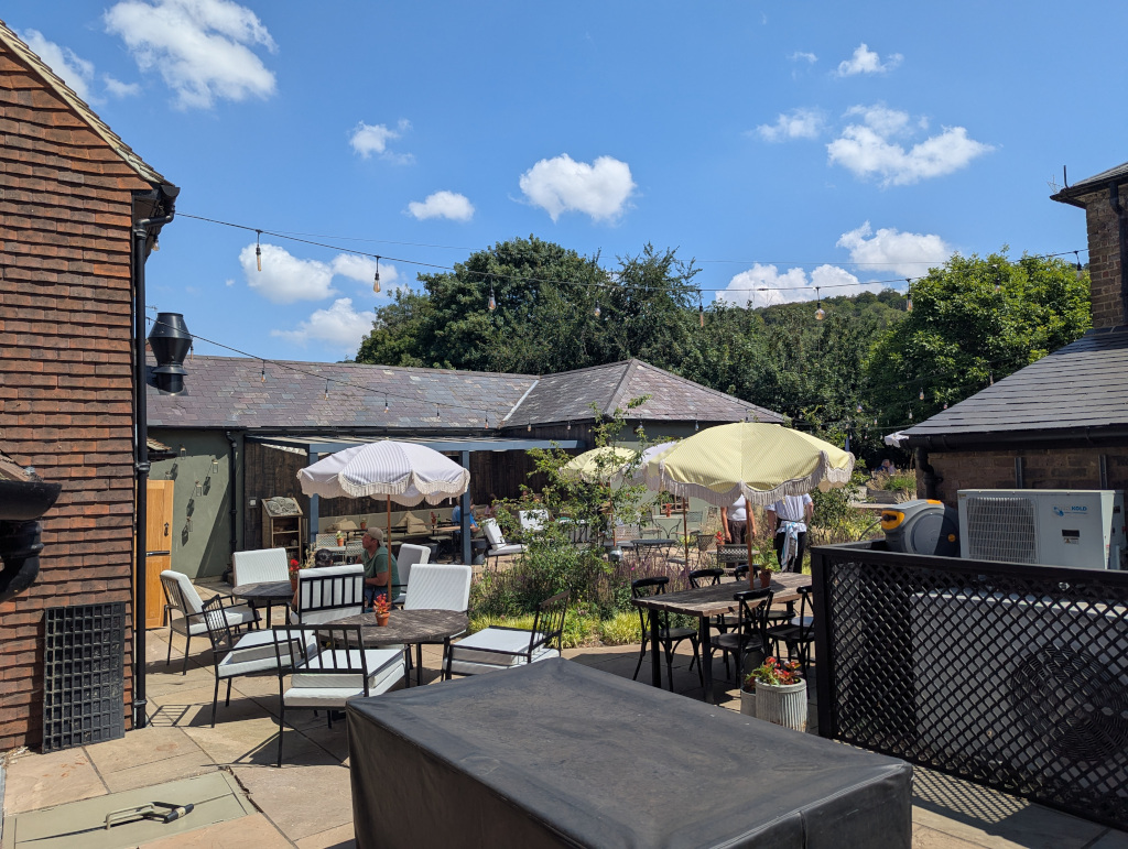 The Trooper Beer Garden Aldbury