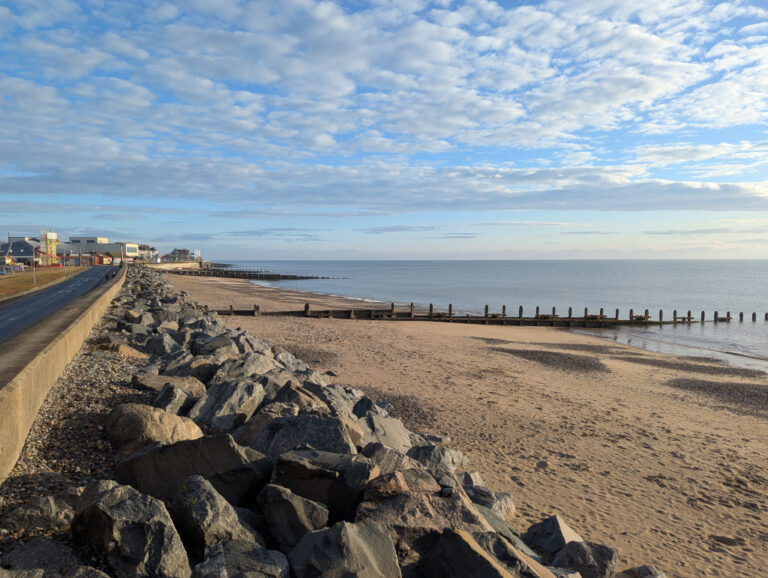 Hornsea Beach Southern End 768x578