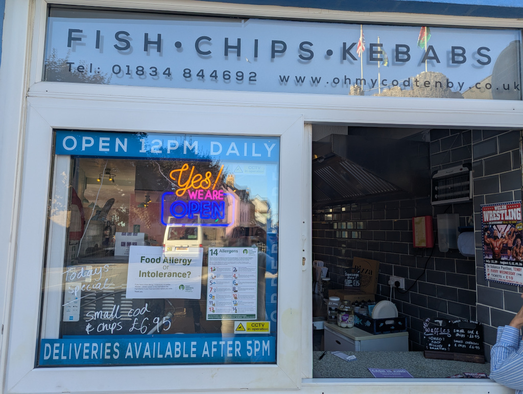 Oh My Cod Fish & Chips, Tenby