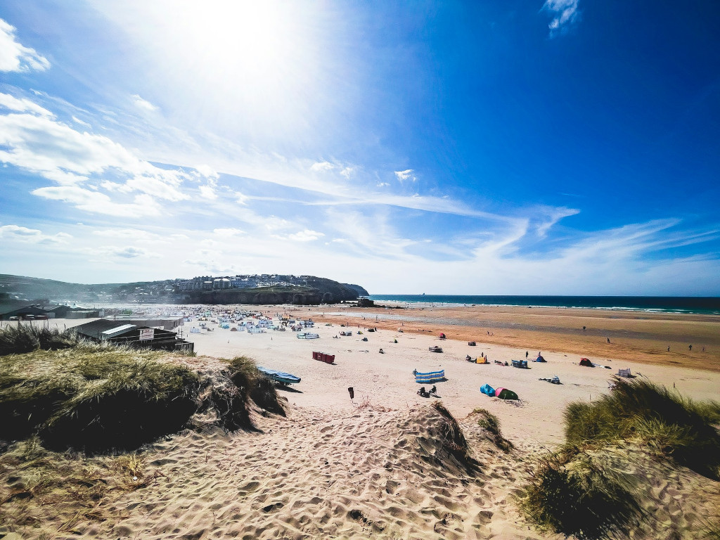Perranporth Beach Cornwall
