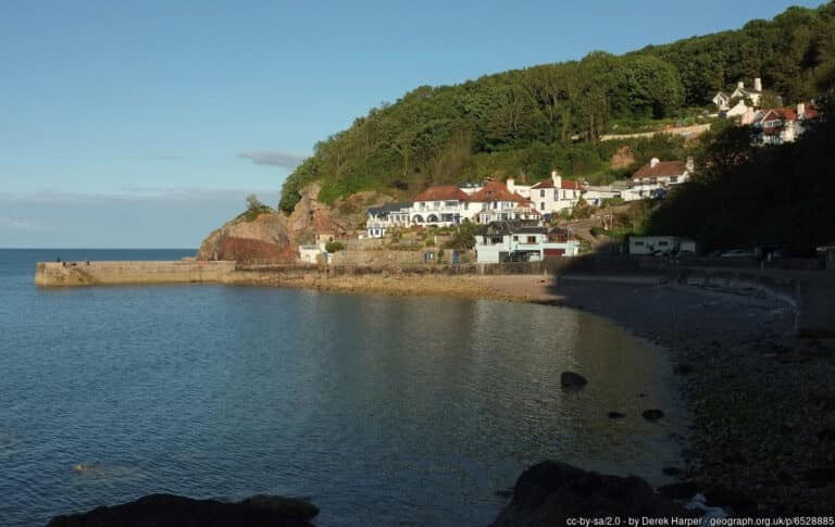 Babbacombe Beach Devon 768x485