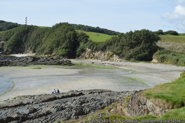 Polridmouth Cove Beach Cornwall