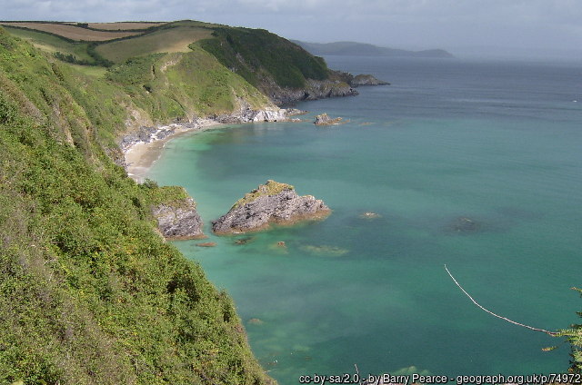 Polstreath Beach Cornwall