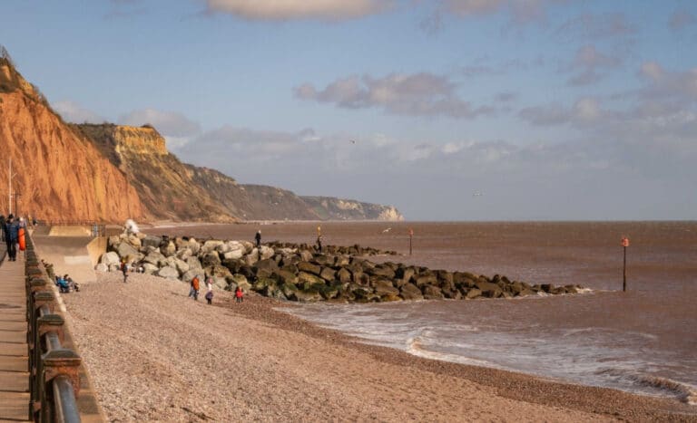 Sidmouth Beach Devon 768x467