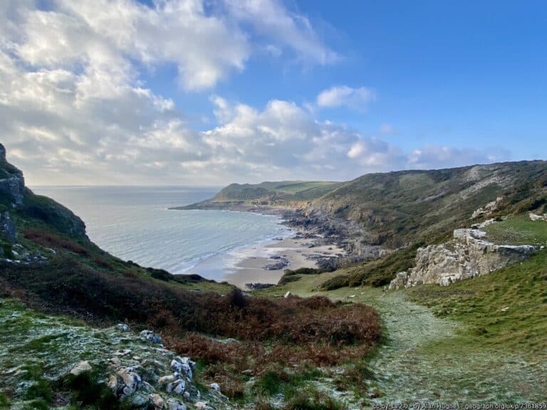 Fall Bay Gower Peninsula 768x576
